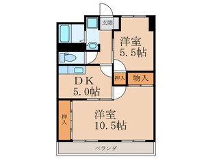 第２日豊ビルの物件間取画像